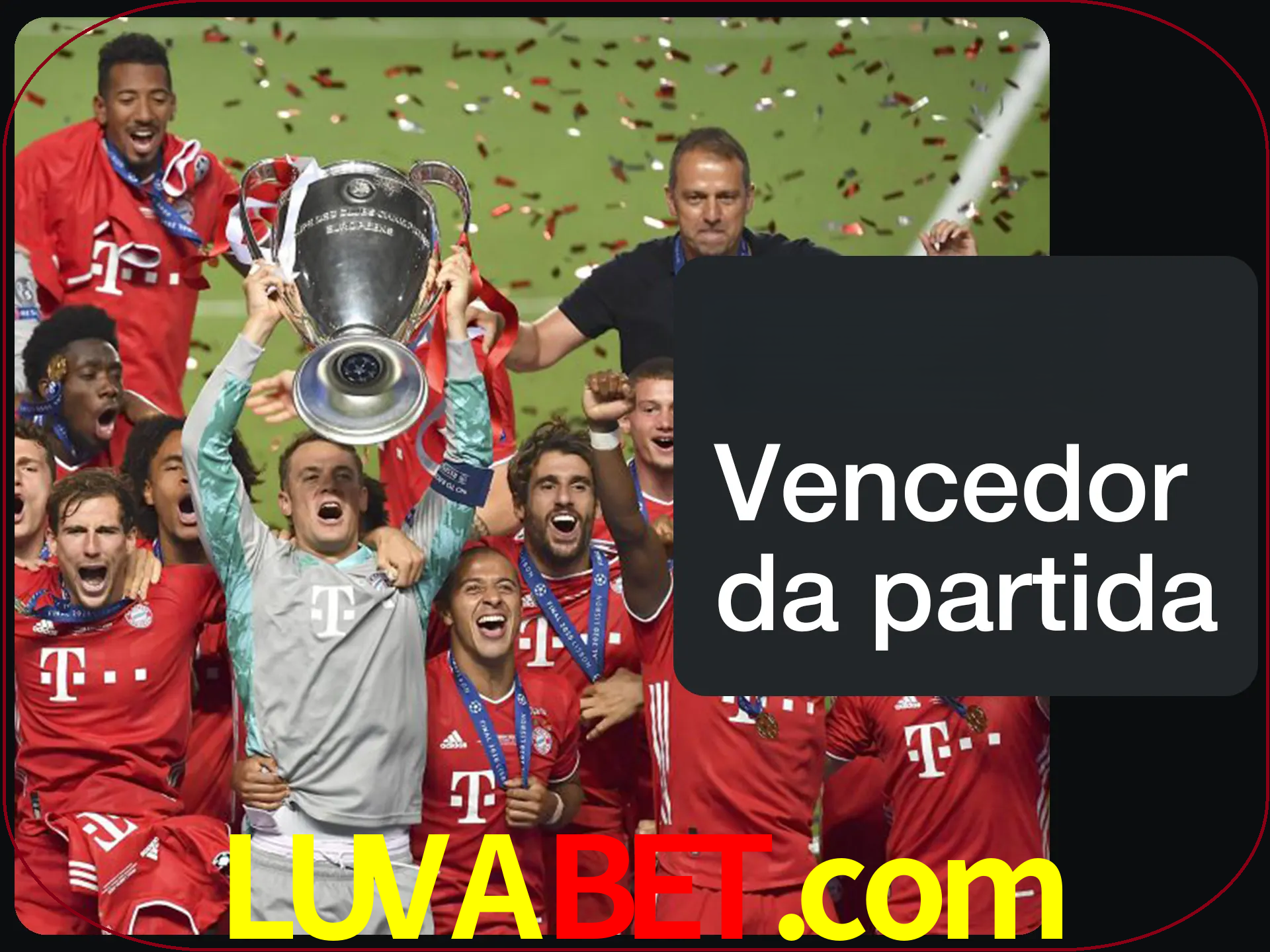 Aposte no vencedor e ganhe uma grande quantia de dinheiro.