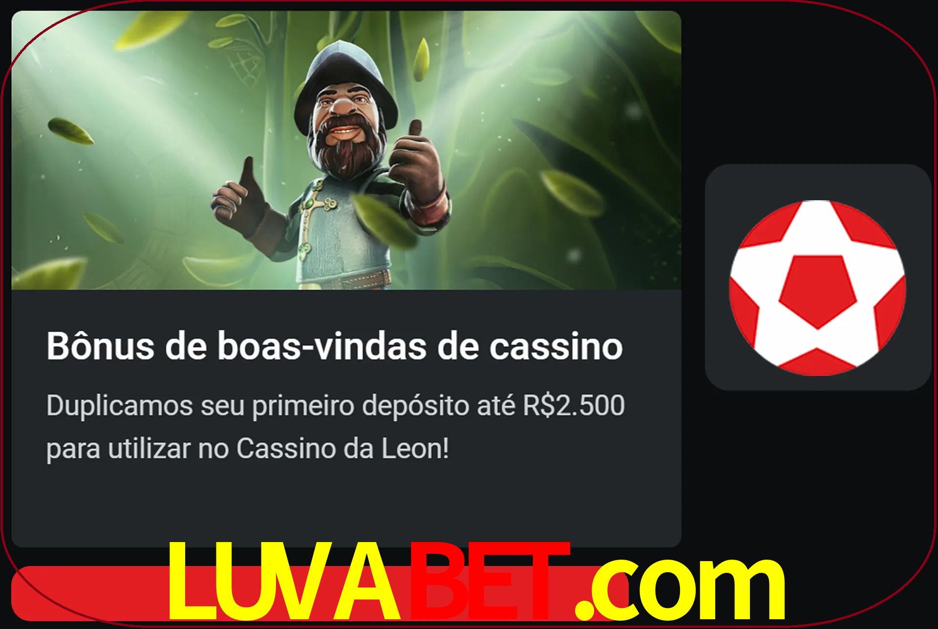 Receba seu dinheiro do bônus de boas-vindas após o primeiro depósito.