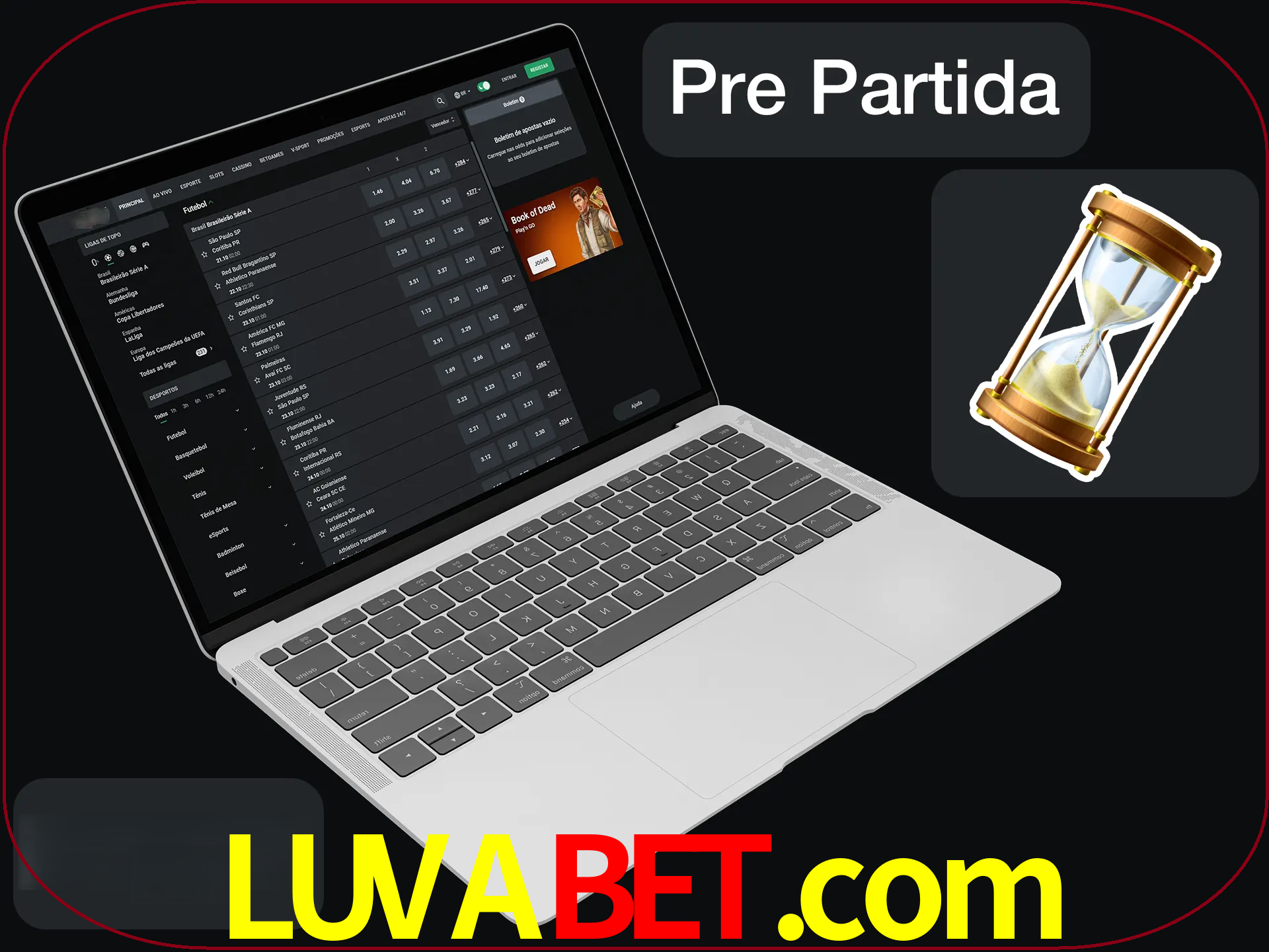Fazer apostas em partidas futuras.