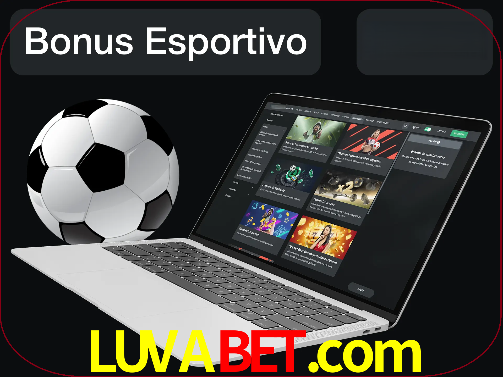 Antes de começar a apostar, use o bônus esportivo.